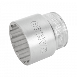 Steckschlüssel-Einsatz 1/2". 12kant. SW 34 mm. SB-Verpackung