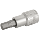Schraubendreher-Einsatz 1/2". Innen-6kant. SW 4 mm. SB-Verpackung