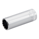 Steckschlüssel-Einsatz 1/4". lang. SW 13 mm