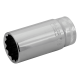 Steckschlüssel-Einsatz 3/8". 12kant. lang. SW 1/2". SB-Verpackung