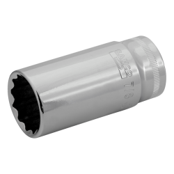 Steckschlüssel-Einsatz 3/8". 12kant. lang. SW 5/8". SB-Verpackung