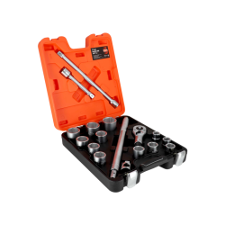 Steckschlüssel-Satz 3/4". 17-tlg
