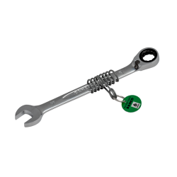 Knarren-Ring-Maulschlüssel. SW 32 mm. mit Sicherheitsfeder