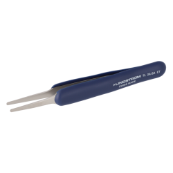 Ergonomische Soft Touch Pinzette. Typ 2A-SA. antimagnetisch. ESD-sicher. mit geraden. sehr feinen. abgerundeten und flachen Spitzen