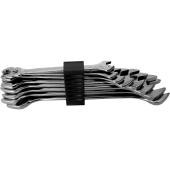 Doppelmaulschlüssel-Satz, 8-tlg, Kunststoffhalter, 1/4 - 1"