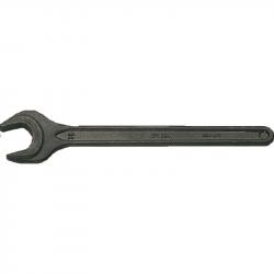 Einmaulschlüssel, brüniert, 15° abgewinkelt, SW 7 mm
