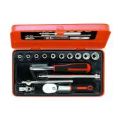 Steckschlüssel-Satz 1/4", metrisch, 15-tlg