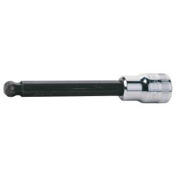 Schraubendreher-Einsatz 3/8", Innensechskant, Kugelkopf, 4 mm
