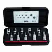 Schraubendreher-Einsätze-Satz 1/2", 10-tlg, Sechskant, Zoll