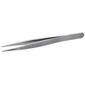 Hochpräzisions-Pinzette, starke Spitzen, geriffelte Greifflächen