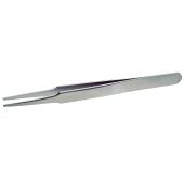 Hochpräzisions-Pinzette mit flachen, abgerundeten Spitzen 