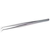Hochpräzisions-Pinzette, lange, feine Spitzen, leicht abgewinkelt