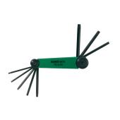 Winkelschraubendreher-Satz, 8-tlg, TX, brüniert