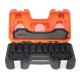Kraftsteckschlüssel-Satz 1/2", 20-tlg, 10-19 mm, je 10x normal+lang