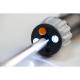 Bit-Ratschen-Schraubendreher 1/4", magnetisch, 6 Bits, 230 mm, mit LEDs