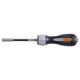 Bit-Ratschen-Schraubendreher 1/4", magnetisch, 6 Bits, 230 mm, mit LEDs