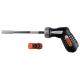 Bit-Ratschen-Schraubendreher 1/4", Pistolengriff, 6 Bits, 260 mm