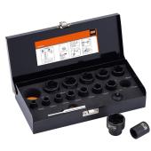 Schlagnuss-Satz, 16-tlg, 3/8" + 1/2"