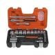 Steckschlüssel-Satz 1/2", 24-tlg, Zoll