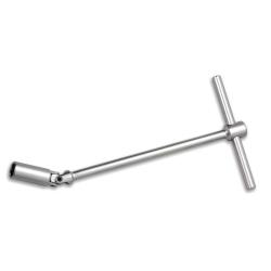 Gelenk-Zündkerzen-Schlüssel, T-Griff, SW 21 mm