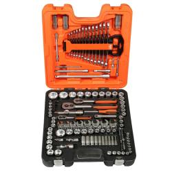 Steckschlüssel-Satz 3/8"+1/2"+1/4", 138-tlg