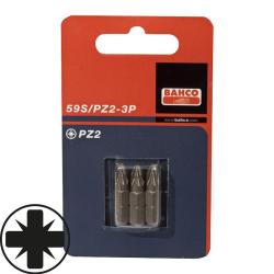 1/4" Bits, 25 mm, PZ 1, 3er Pack