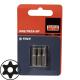 1/4" Bits, 25 mm, Torx®, TR 20, 3er Pack, Sicherungsstift