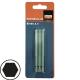 1/4" Bits, 25 mm, Kugelkopf, Innensechskant, H 5 + H 6 + H 8 mm