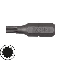 1/4" Bits, 25 mm, XZN, M 3, 10er Pack