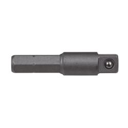 1/4" Bit-Adapter, Außensechskant auf Außenvierkant 3/8", 38 mm, 5 Stück