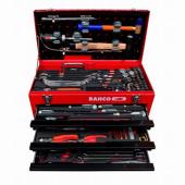 Werkzeugkoffer, Metall, bestückt mit 133 Werkzeugen