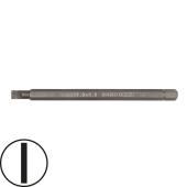 2 1/4" Sechskantklingen, 100 mm, Schlitz, 0,6 x 3,5 mm