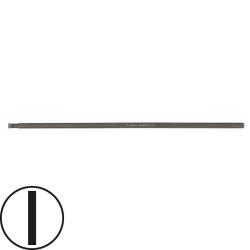 2 1/4" Sechskantklingen, 300 mm, Schlitz, 0,8 x 4,0 mm