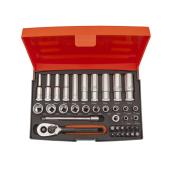 Steckschlüssel-Satz 1/4", standard + lang