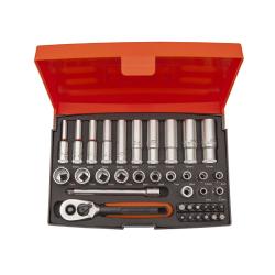 Steckschlüssel-Satz 1/4", standard + lang