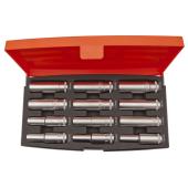 1/2" Steckschlüssel-Satz, lange Ausführung, 12-tlg