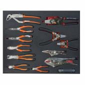 3/3 Einlage, Zangen + Zubehör, 16-tlg