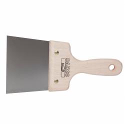 Flächenspachtel, Edelstahl, Holzgriff, 100 mm