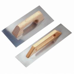 Glättkelle mit Holzgriff, 300x140 mm, Edelstahl