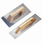 Glättkelle mit Holzgriff, 500x130 mm, Edelstahl