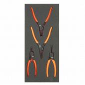 1/3 Einlage, Sicherungsringzangen, 4-tlg