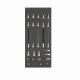 1/3 Einlage, Steckschlüssel + Zubehör 3/8", 28-tlg