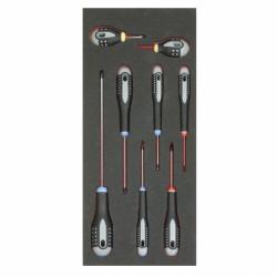 1/3 Einlage, Schraubendreher, Schlitz, PH + PZ, 8-tlg