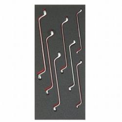 1/3 Einlage, Doppelringschlüssel, 7-tlg