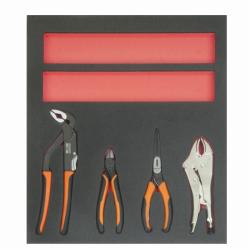 2/3 Einlage, Zangen, 4-tlg