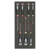 2/3 Einlage, Schraubendreher, Schlitz, 8-tlg