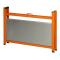 Klappbare Werkbank mit galvanisierter Arbeitsfläche, 1.200 x 500 x 840 mm, 23 kg