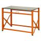 Klappbare Werkbank mit galvanisierter Arbeitsfläche, 1.200 x 500 x 840 mm, 23 kg