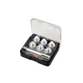 Mini-Ölablassschrauben-Reparatursatz, M22 x 1.5P Gewindebohrer + 6 Schrauben + 12 Kupfer-Dichtringe