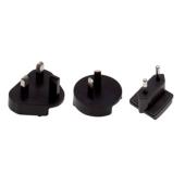 3 Adapterstecker im Satz für AC Ladegerät ( (C, G, I) für BBL12-400